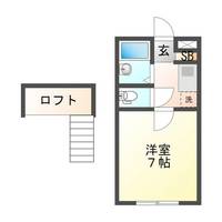 マリオ南若松の間取り