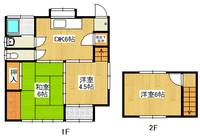 岐阜県多治見市池田町1(一戸建)の賃貸物件の間取り