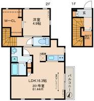 物件の間取り画像