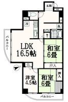 プラザ唐木田の間取り