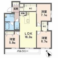 徳島県徳島市東吉野町3(アパート)の賃貸物件の間取り