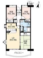 物件の間取り画像