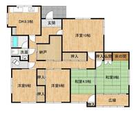 奈良県奈良市鳥見町3(一戸建)の賃貸物件の間取り