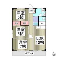 群馬県太田市新井町(マンション)の賃貸物件の間取り
