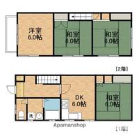 静岡県掛川市紺屋町(一戸建)の賃貸物件の間取り