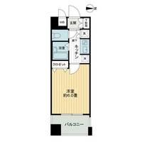 東京都文京区白山2(マンション)の賃貸物件の間取り