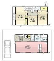 東京都練馬区大泉学園町6(一戸建)の賃貸物件の間取り