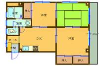 Kコート大学前の間取り