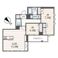 神奈川県横浜市西区浜松町(マンション)の賃貸物件の間取り