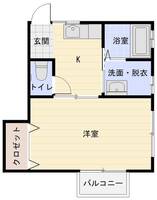 コーポホープ Bの間取り