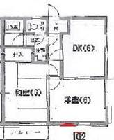 ハイツアキの間取り