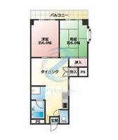 東京都江戸川区船堀2(マンション)の賃貸物件の間取り