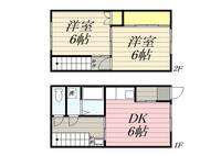 新潟県新潟市西区新通西2(一戸建)の賃貸物件の間取り