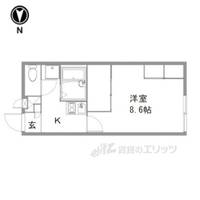 レオパレスプルメリアの間取り