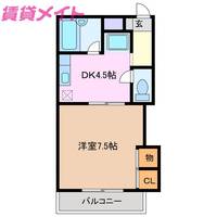 コーポカモンの間取り