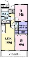 東京都青梅市千ヶ瀬町6(マンション)の賃貸物件の間取り