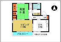 ガーデニア中居の間取り
