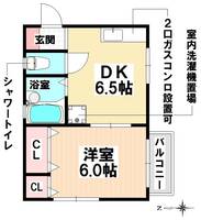 ハイツ菊住の間取り