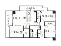 コンフォート・スクエア安部山の間取り