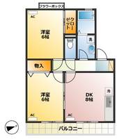 アヴァンティコートの間取り