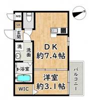 Best Village 立花町の間取り