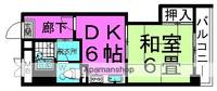 大阪府大阪市淀川区東三国2(マンション)の賃貸物件の間取り