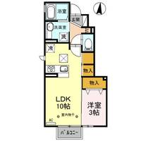 栃木県宇都宮市鶴田町(アパート)の賃貸物件の間取り