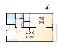 ラフィネヴィラ大福 伍番館の間取り
