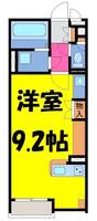 埼玉県草加市両新田東町(アパート)の賃貸物件の間取り