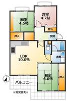 物件の間取り画像