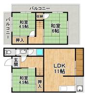 物件の間取り画像
