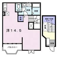 奈良県橿原市十市町(アパート)の賃貸物件の間取り