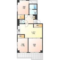 愛知県名古屋市名東区上社4(マンション)の賃貸物件の間取り