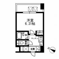 レジディア三越前の間取り