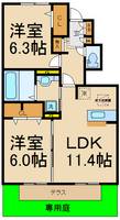 物件の間取り画像