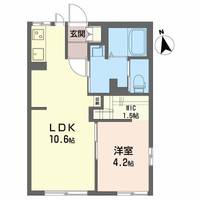 チェリー・ヒルズ Aの間取り