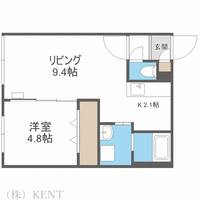 TiamoSoen(ティアモ桑園)の間取り