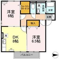 クレセント北峰 A棟の間取り