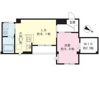 Blan cube 戸越公園の間取り