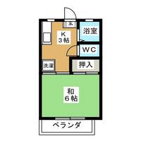コーポウエストタウンAの間取り