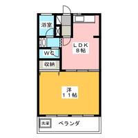 メゾンUセブンスター Dの間取り