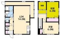 広島県広島市西区楠木町4(一戸建)の賃貸物件の間取り