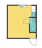 目黒ビジネスマンションの間取り