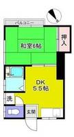 橘ハイツの間取り