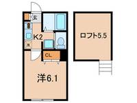 メゾン横浜岸谷の間取り