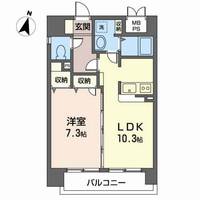 フロンティア北四番丁の間取り