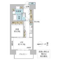 デュオセーヌ柏の葉キャンパス(高齢者向け)の間取り