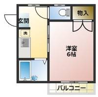 奈良橋ハイツの間取り