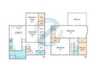 千葉県市川市本行徳(一戸建)の賃貸物件の間取り