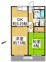 東京都青梅市東青梅3(マンション)の賃貸物件の間取り